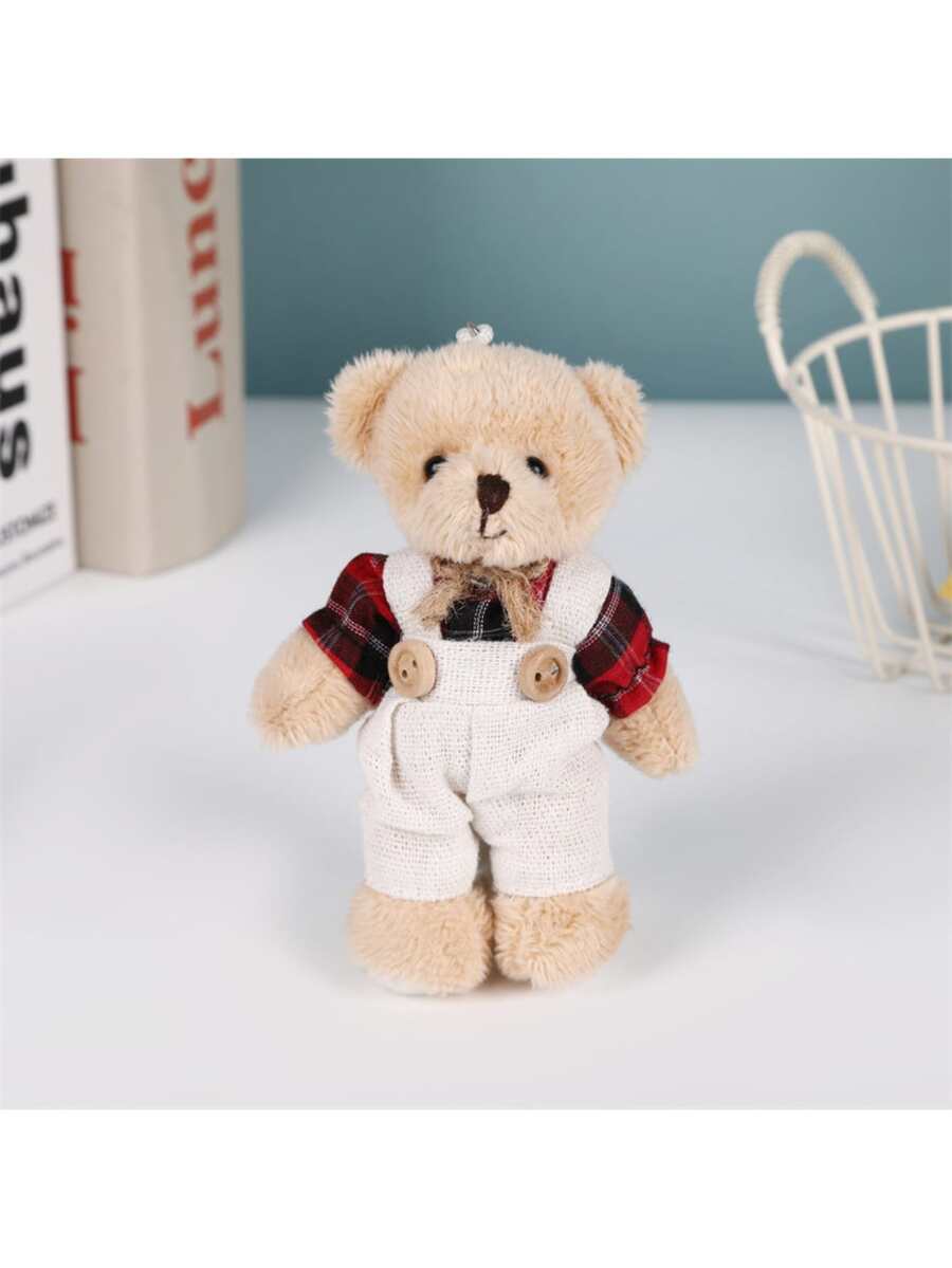Teddy Bear Plush Pendant Soft Stuffed Animal Couple Style Decoration Gift