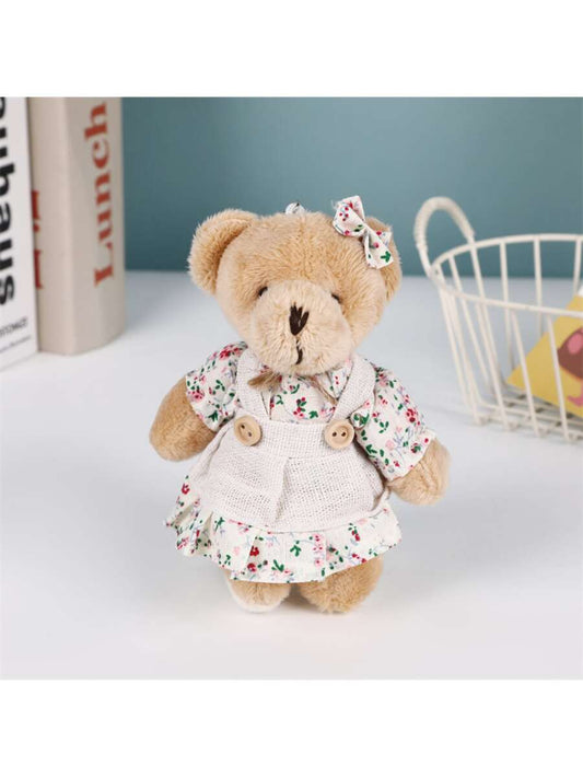 Teddy Bear Plush Pendant Soft Stuffed Animal Couple Style Decoration Gift