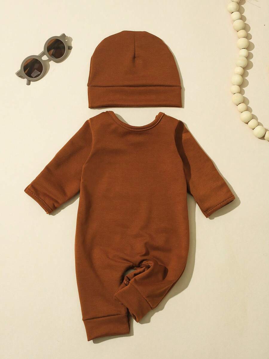 Baby Little Brother Embroidered Outfit Set for Photoshoots and Baby Shower Gifts