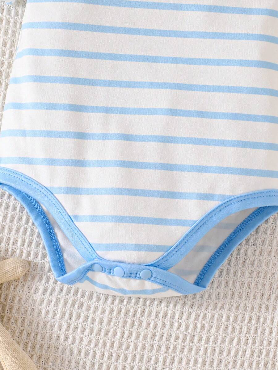 Infant Cute Duckling Graphic Short Sleeve Outfits Summer New Arrival Bodysuit