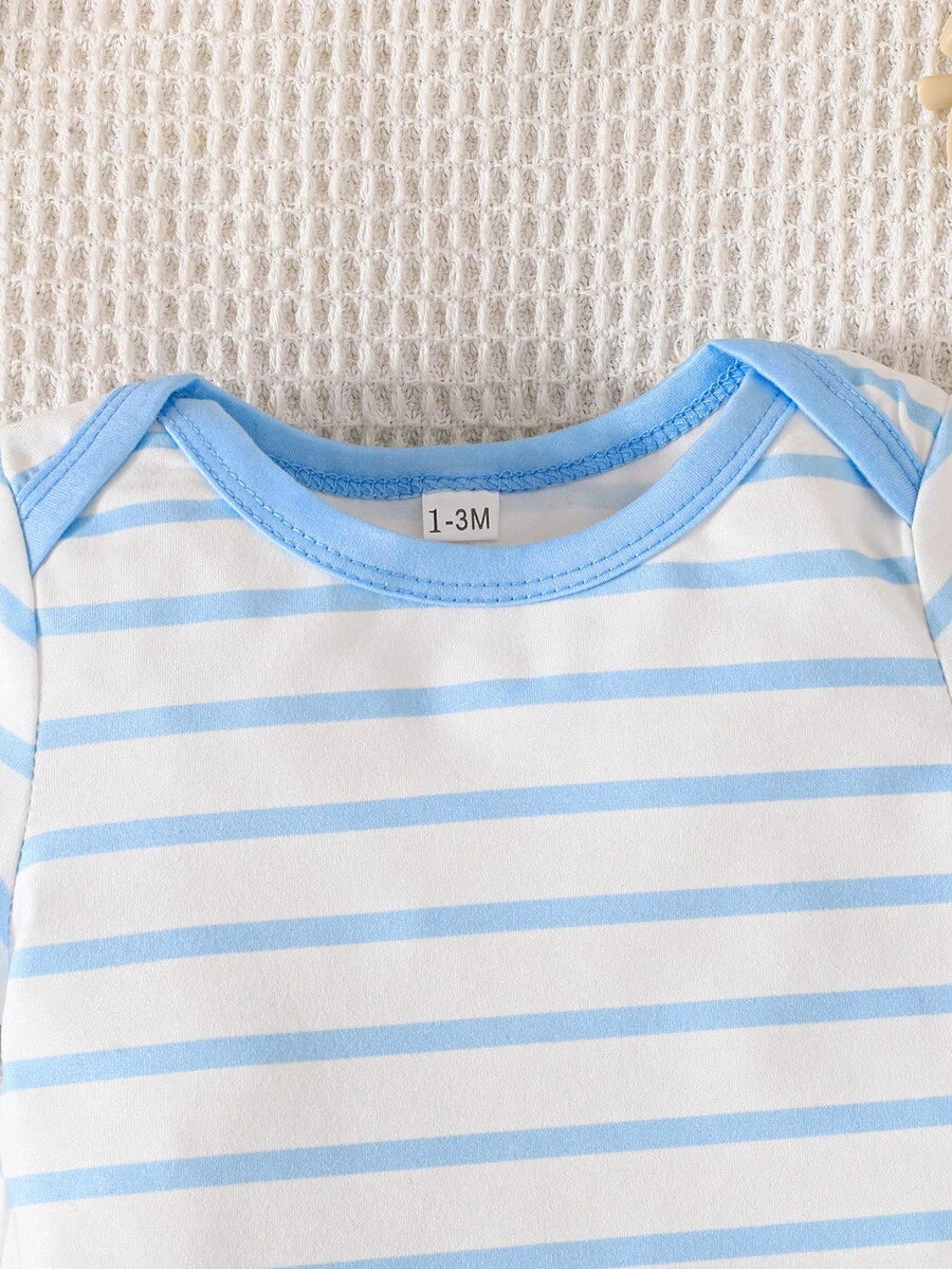 Infant Cute Duckling Graphic Short Sleeve Outfits Summer New Arrival Bodysuit