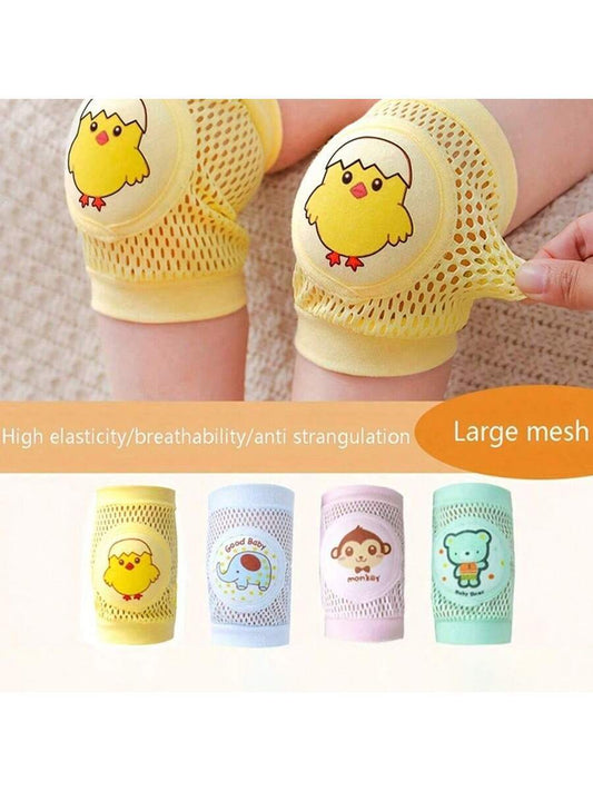 Baby Crawling Knee Pads Breathable Mesh Anti Slip Knee Protectors for Learning to Walk