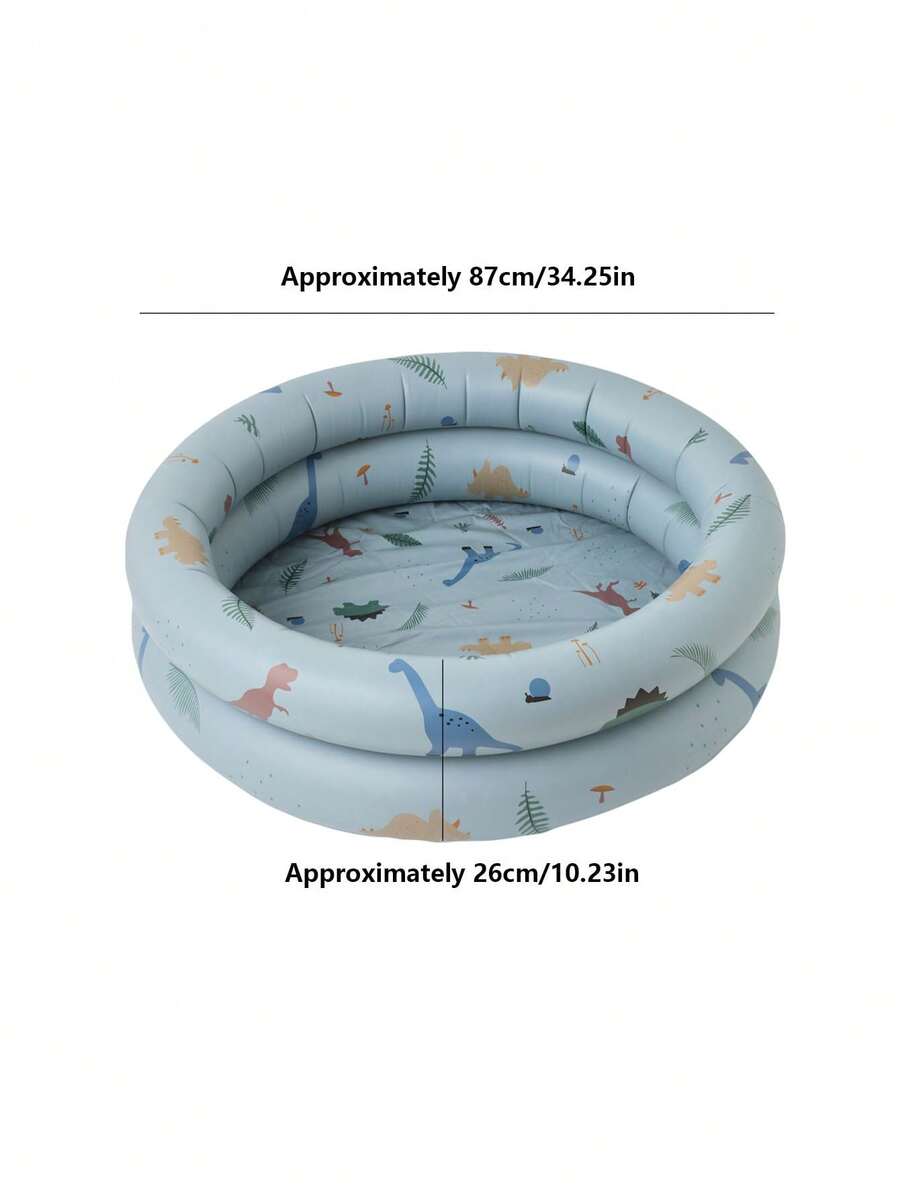 Portable Inflatable Baby Pool Soft Ring Bath Tub for Indoor Outdoor Water Play and Bathing