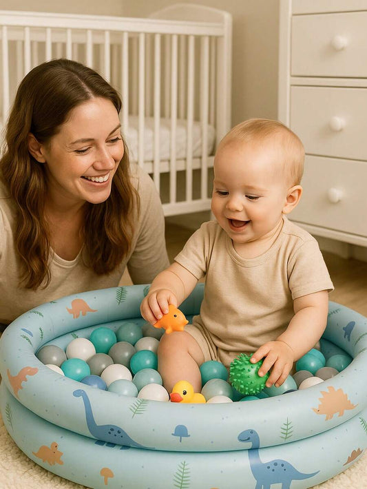 Portable Inflatable Baby Pool Soft Ring Bath Tub for Indoor Outdoor Water Play and Bathing