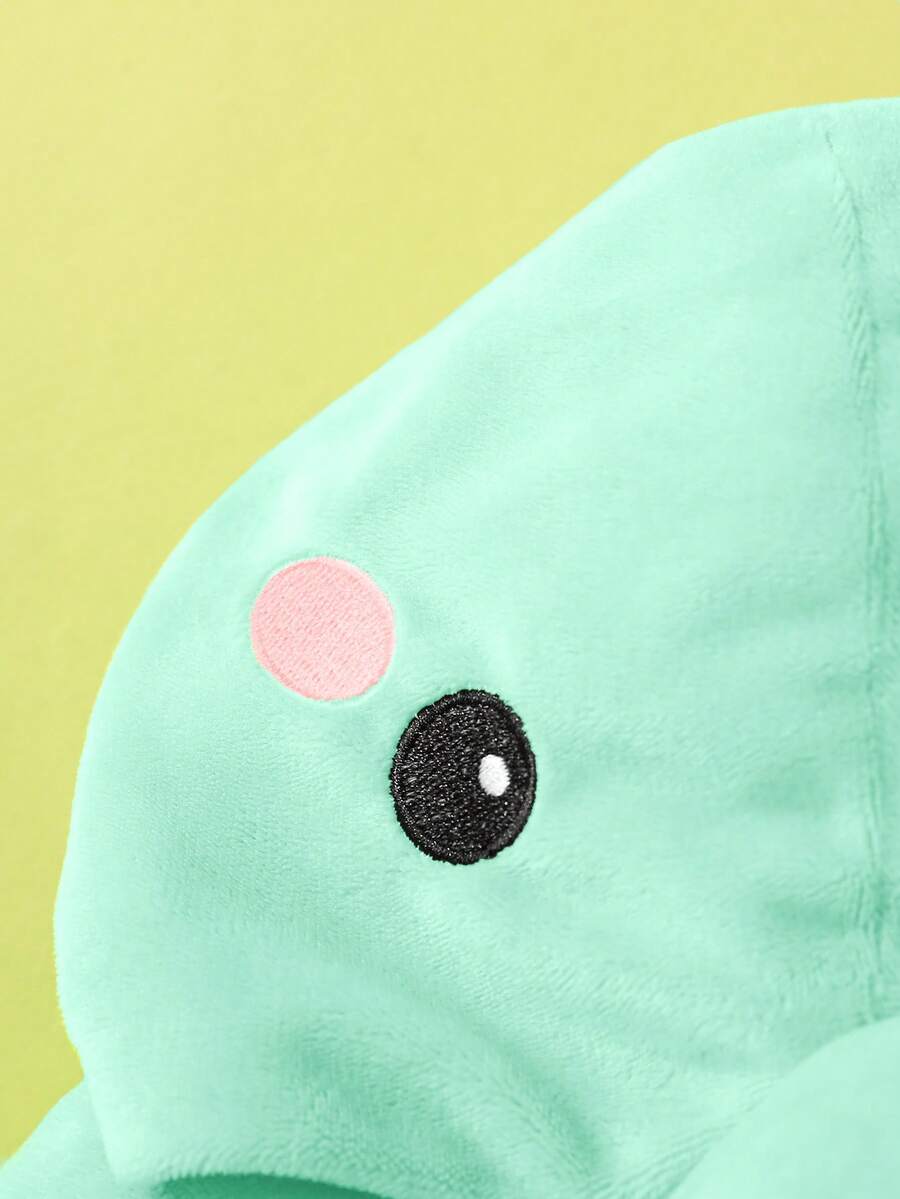 Plush 3D Dinosaur Jumpsuit for Cute Autumn and Winter Daily Wear