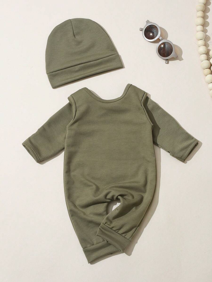 Baby Little Brother Embroidered Outfit Set for Photoshoots and Baby Shower Gifts