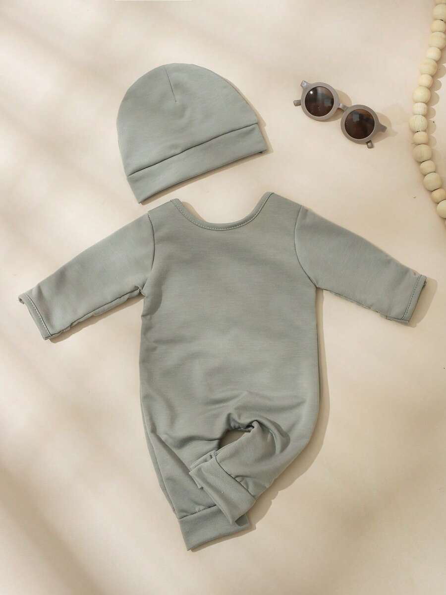 Baby Little Brother Embroidered Outfit Set for Photoshoots and Baby Shower Gifts