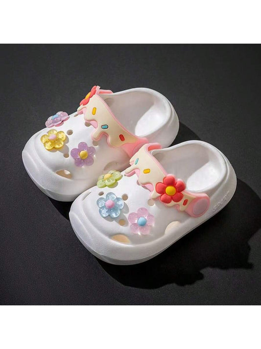 Cute Flower Design Baby Sandals - Soft Non-Slip Summer Shoes for Toddlers
