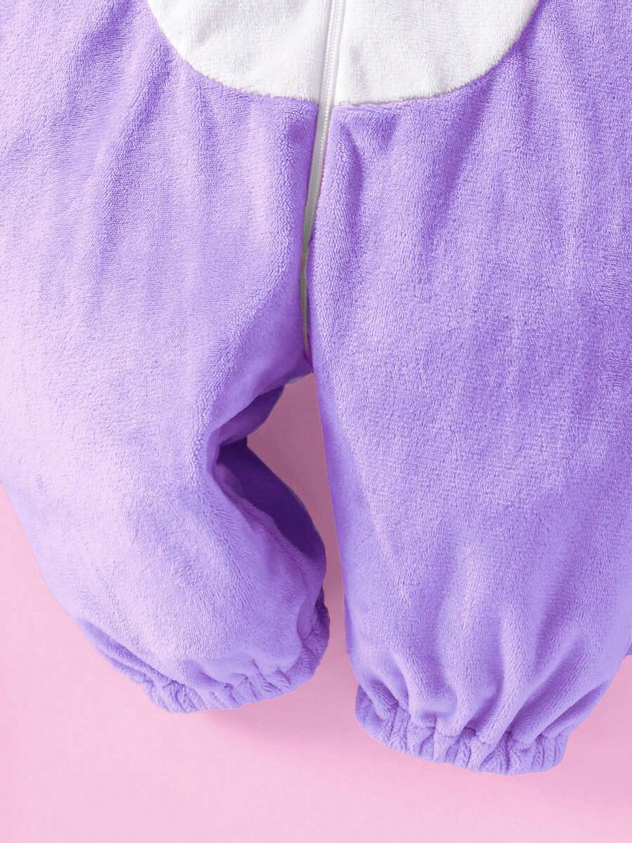 Plush 3D Dinosaur Jumpsuit for Cute Autumn and Winter Daily Wear