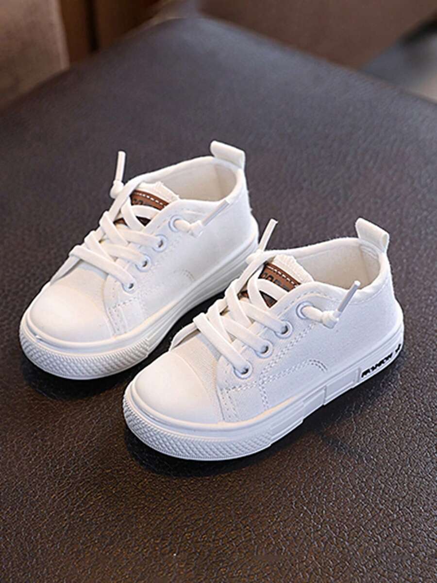 Baby Boy 1 Pair Casual Sneakers - Non-Slip Soft Bottom Canvas Toddler Shoes