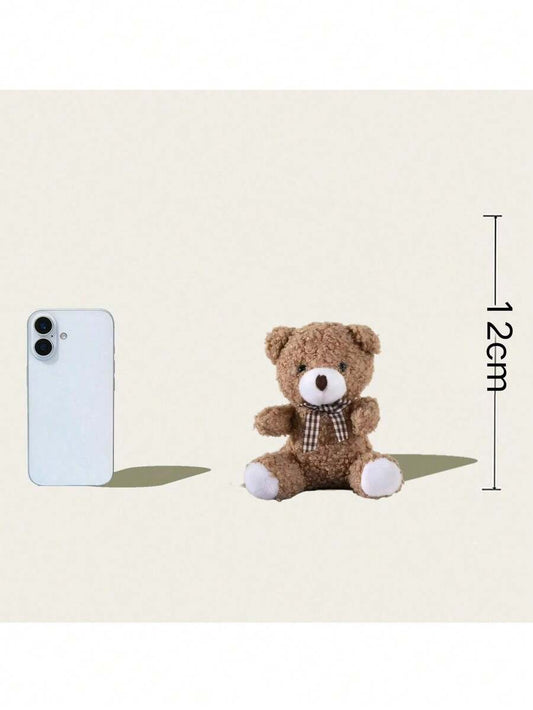 Cute Teddy Bear Plush Pendant Doll for Valentines and Holiday Decoration