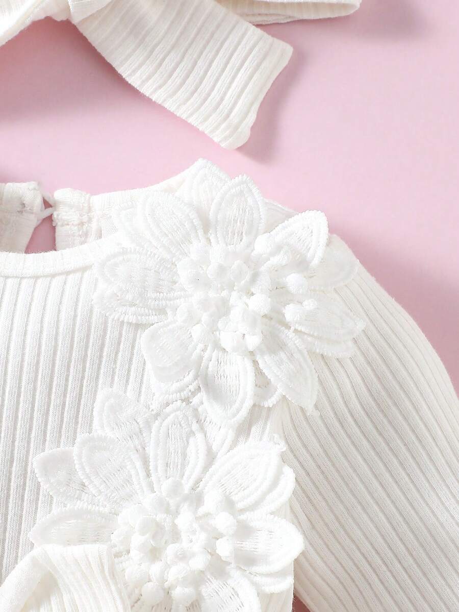 Baby Embroidered Mesh Dress and Headband Set for Elegant Outdoor Photoshoots and Special Occasions