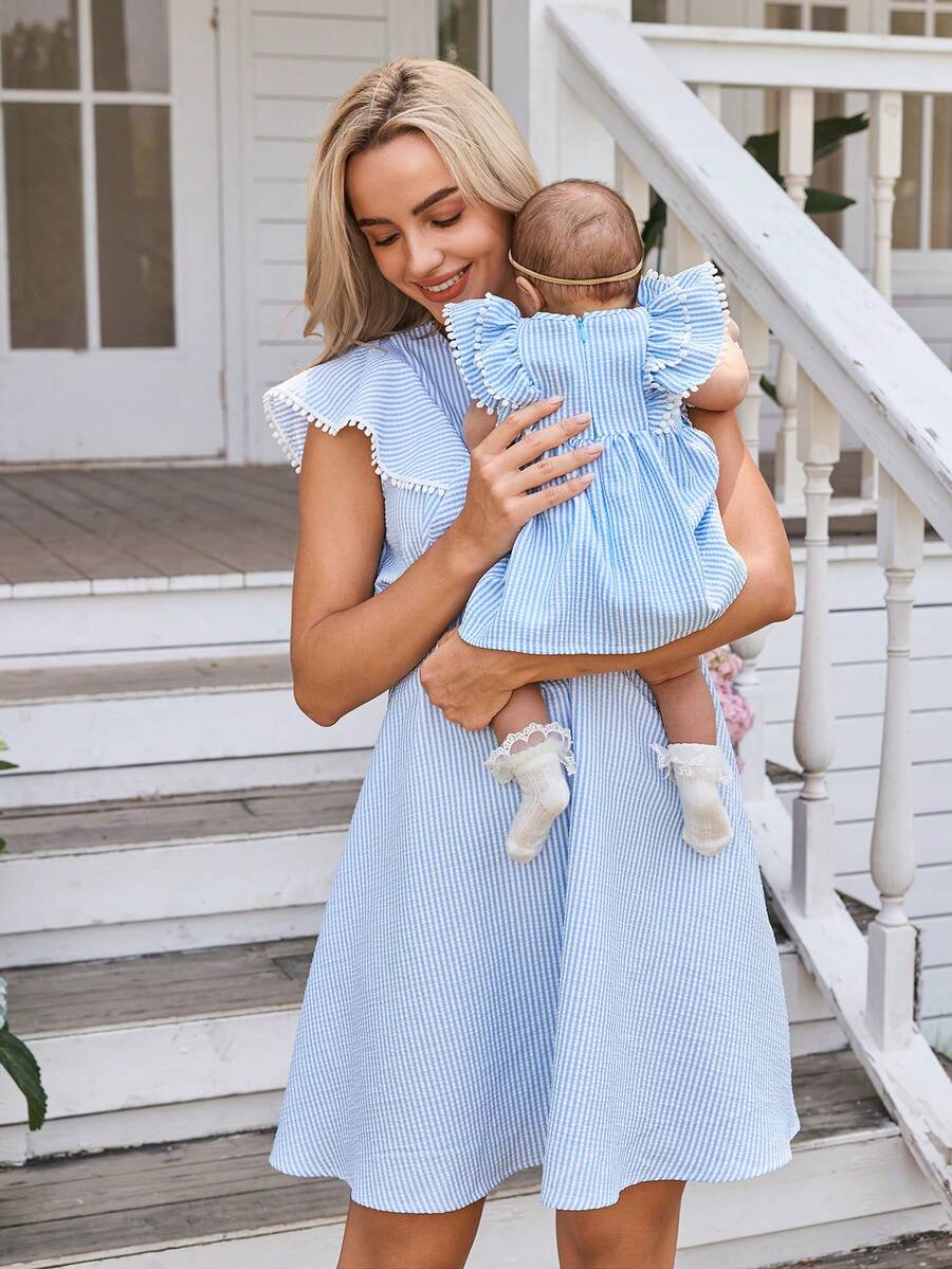 Baby Red Ruffle Waist Dress for Cute Elegant Summer Wear