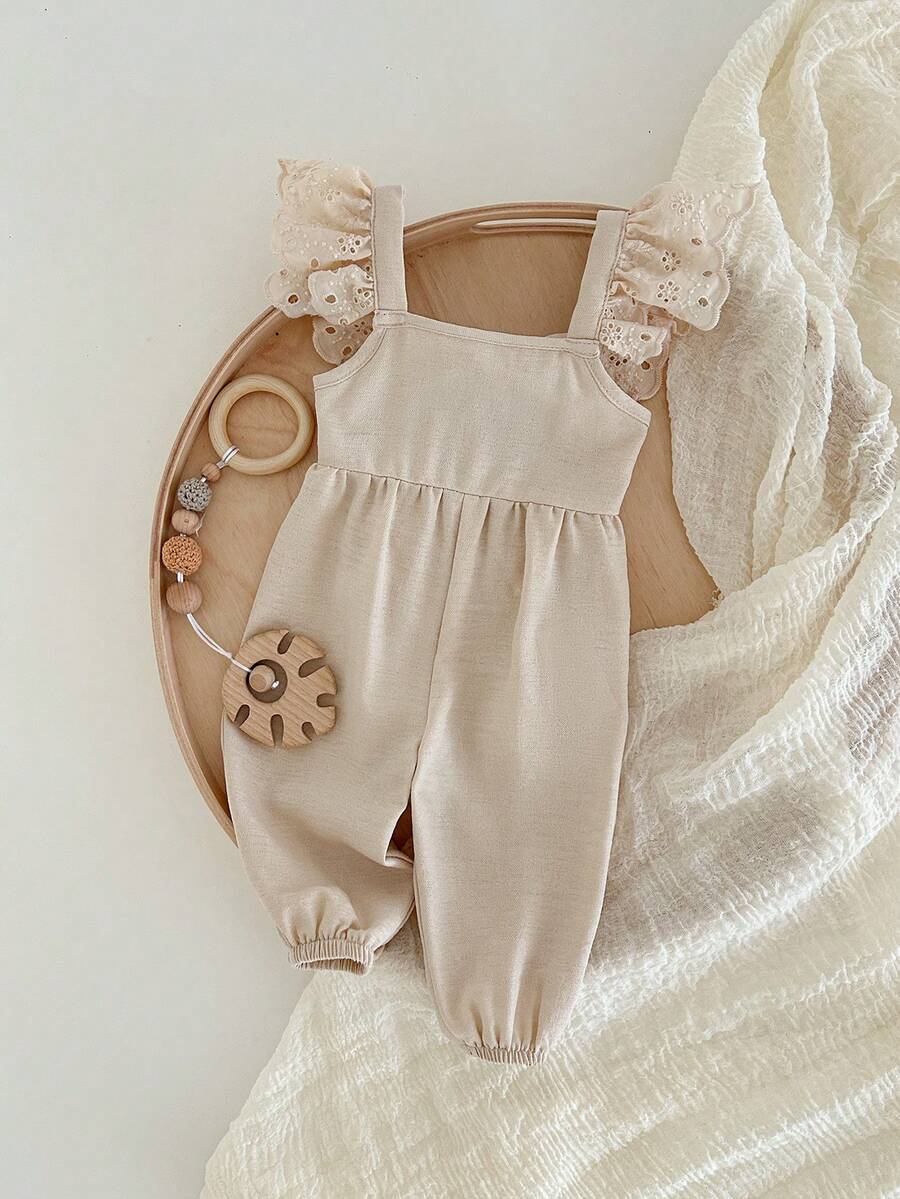 Baby Bow Tie Cap Sleeve Romper for Cute Summer Daily Wear and Outings
