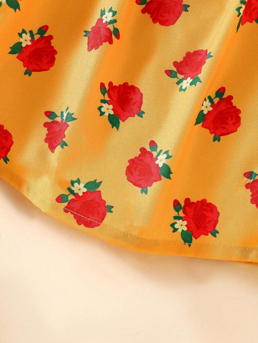 Baby Embroidered Puff Sleeve Dress for Cute Summer Outings and Photoshoots
