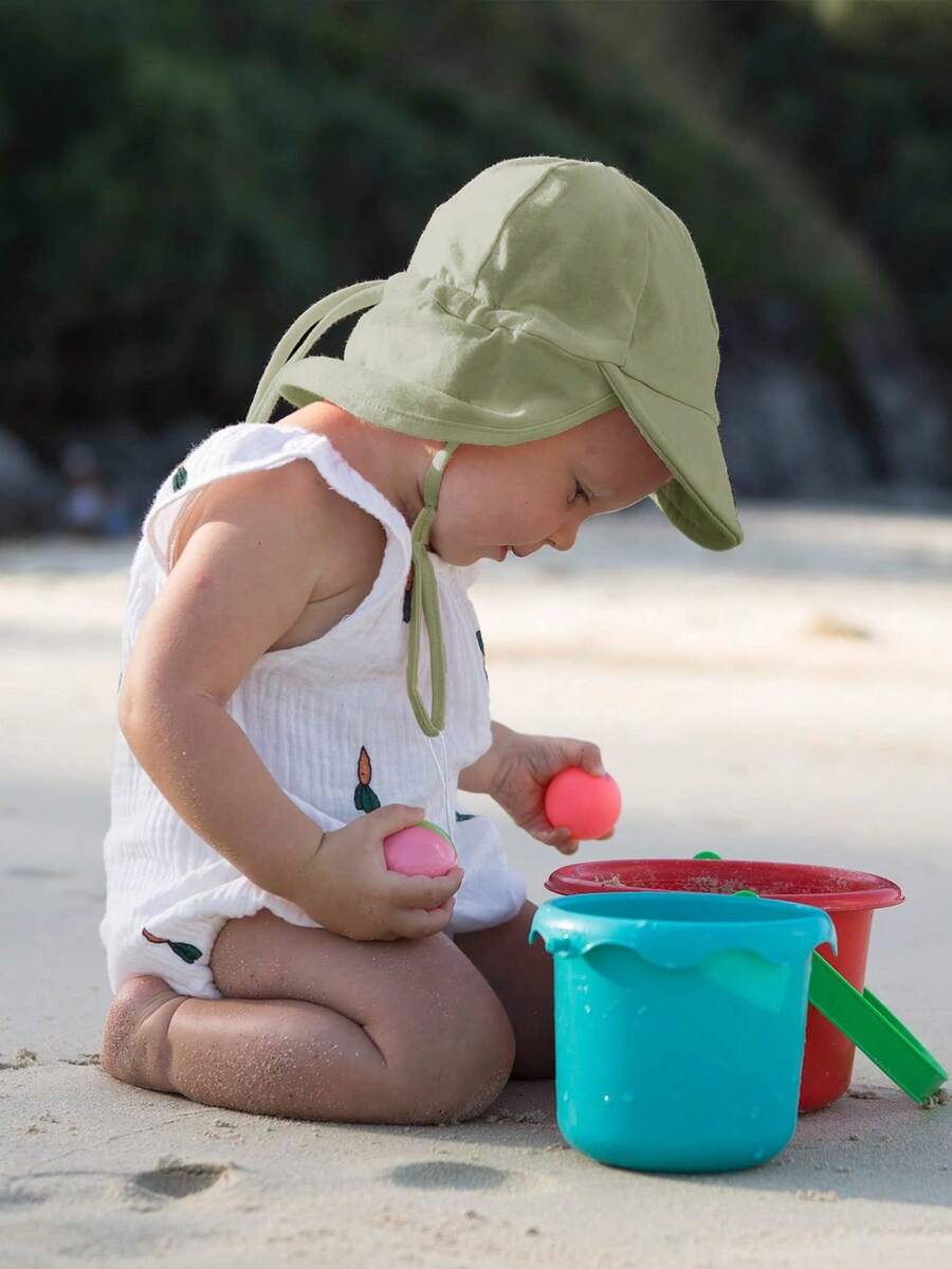Baby Sun Hat Set UPF 50+ UV Protection Toddler Bucket Hat for Boys and Girls