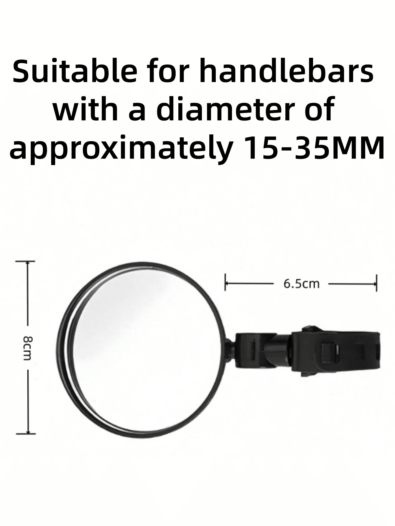 2pcs Portable Stroller Rearview Mirror Universal Baby Safety Mirror for Stroller and Pram