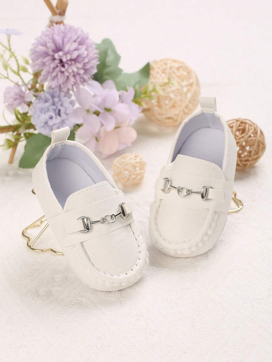 Infant PU Leather Casual Flat Shoes - Soft Sole Spring Autumn Footwear 0-1Y