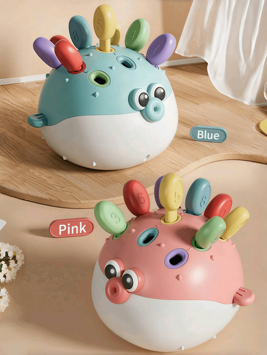 Montessori Hedgehog Stacking & Sorting Toy – Fine Motor Learning Game for Toddlers