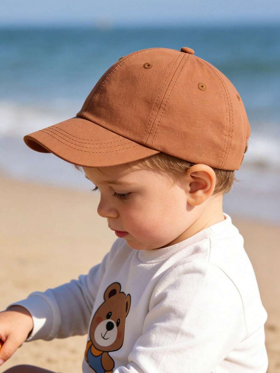 Mamas Boy Embroidered Baseball Cap for Baby Outdoor Daily Wear