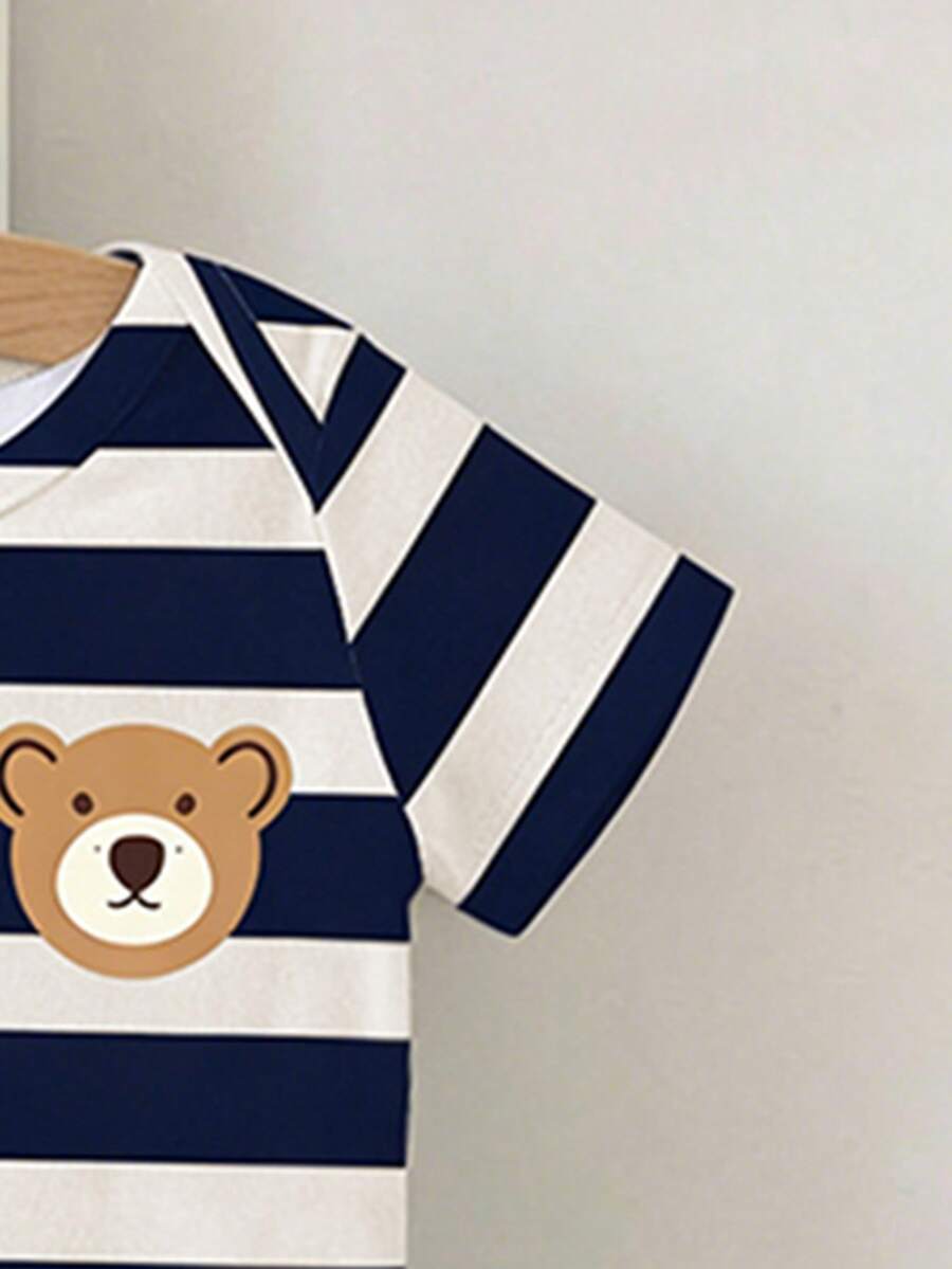 Baby Boy Funny Letter Print Short Sleeve Bodysuit Casual Summer Outfit Back Off I Have A Crazy Grandma