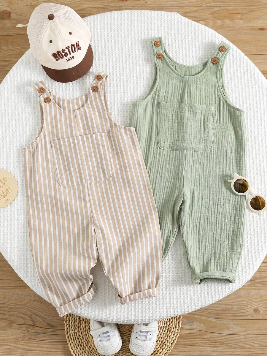 Unisex Baby Cute Denim Bib Pants Casual Overall Outfit for Spring Summer Autumn Wear