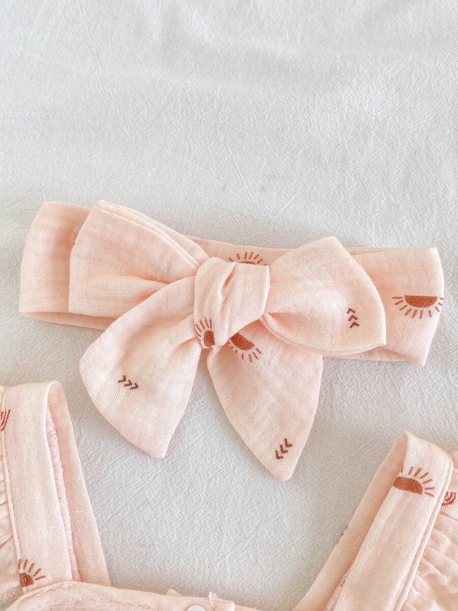 Newborn Girl Casual Chic Dress - Sleeveless Summer Vintage Style