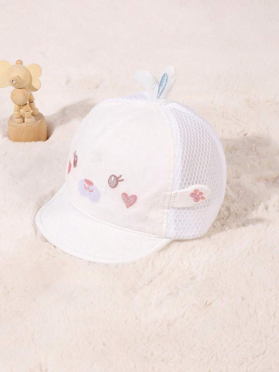 Baby Baseball Cap with Cute Ear Decor for Outdoor Daily Wear