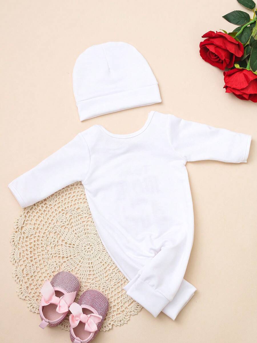 Baby Little Brother Embroidered Outfit Set for Photoshoots and Baby Shower Gifts