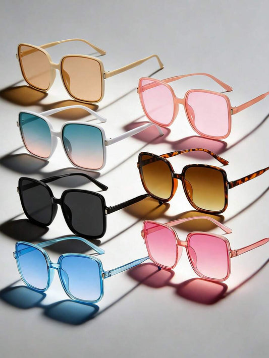 7 Pairs Baby Children Fashion Glasses Cute Colorful Eyewear Set for Boys and Girls