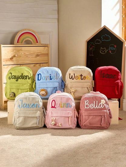 Personalized Toddler Backpack Custom Name School Bag for Preschool and Back to School Gifts