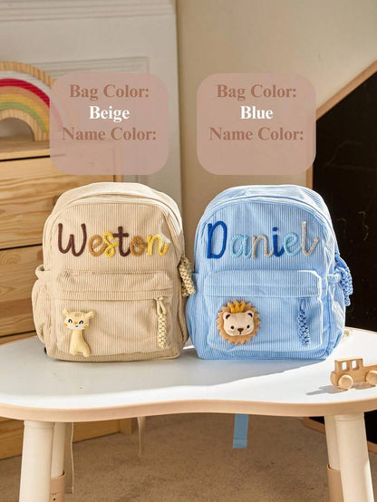Personalized Toddler Backpack Custom Name School Bag for Preschool and Back to School Gifts