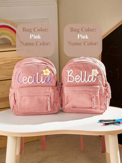 Personalized Toddler Backpack Custom Name School Bag for Preschool and Back to School Gifts