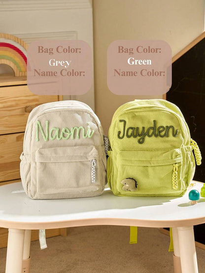 Personalized Toddler Backpack Custom Name School Bag for Preschool and Back to School Gifts