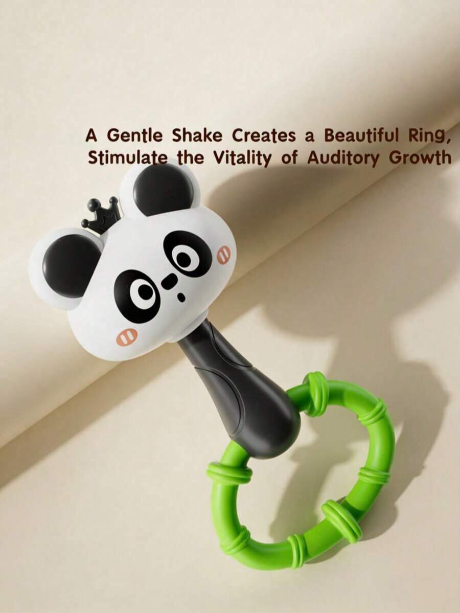 Baby Rattle Toy Infant Sensory Learning Toy for Grip Training Motor Skills and Early Development