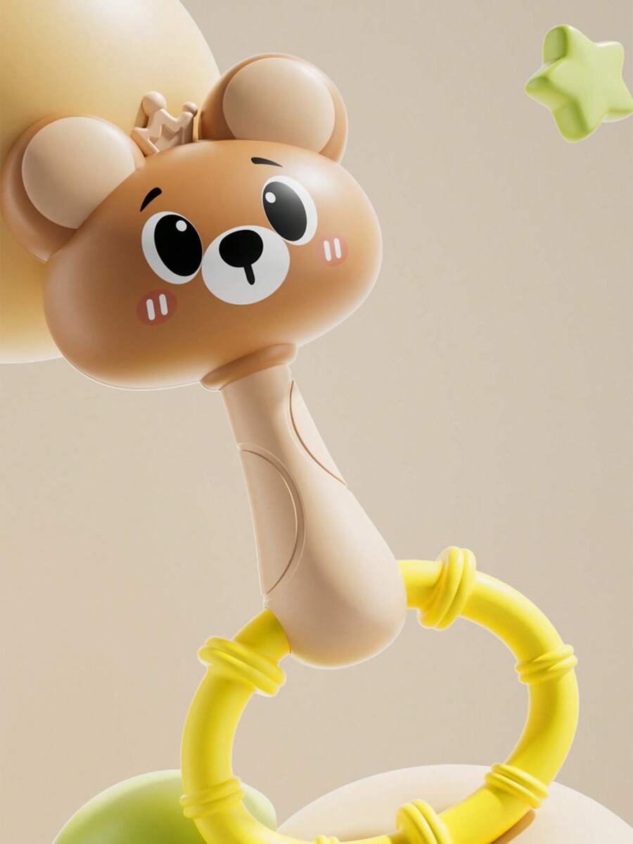 Baby Rattle Toy Infant Sensory Learning Toy for Grip Training Motor Skills and Early Development