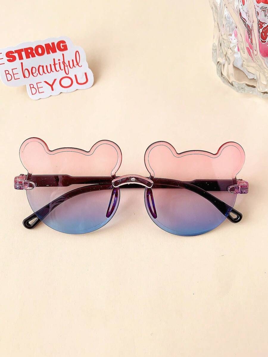 Adorable Kids Bear Shape Bowknot Fashion Glasses Multi Pack Children Trendy Novelty Eyeglasses