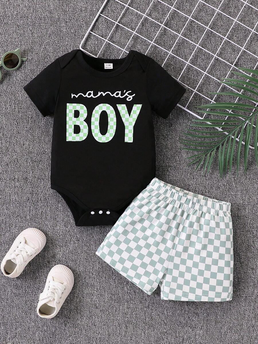 Cute Baby Boys Summer Clothing Set For Outings And Casual Daily Wear