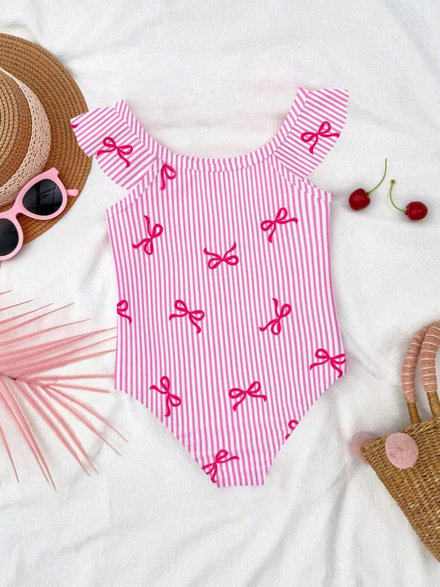 Baby Girls Tropical Floral Leopard Print Swimwear Slim Fit Summer Beach Outfit