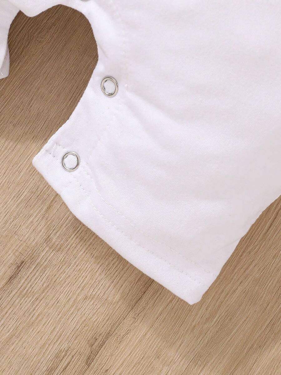 Newborn Baby Unisex Short Sleeve Romper Casual Spring Summer Outfit