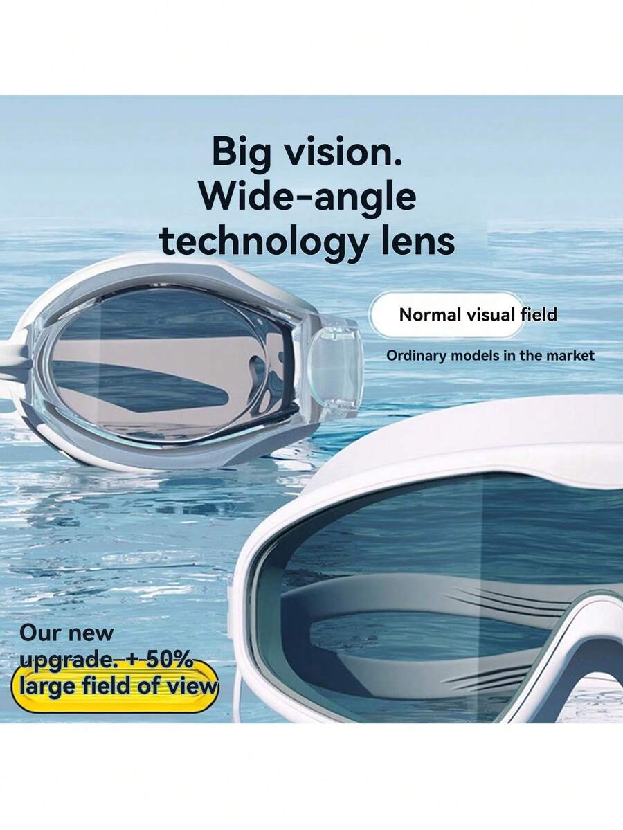 Anti-Fog Waterproof Swimming Goggles, HD Swim Glasses for Pool and Beach