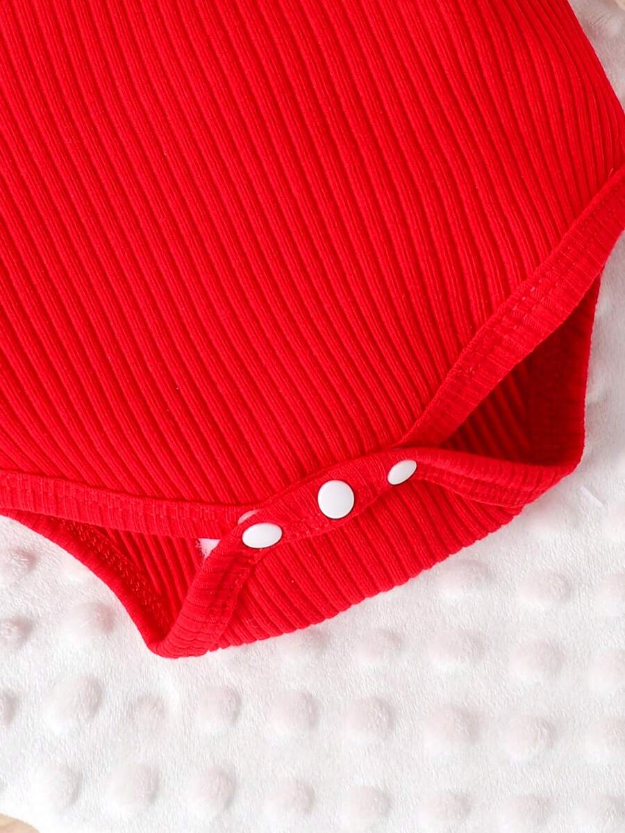 2PCS Baby Girl Lovely Bodysuit and Shorts Set for Cute Summer Daily Wear