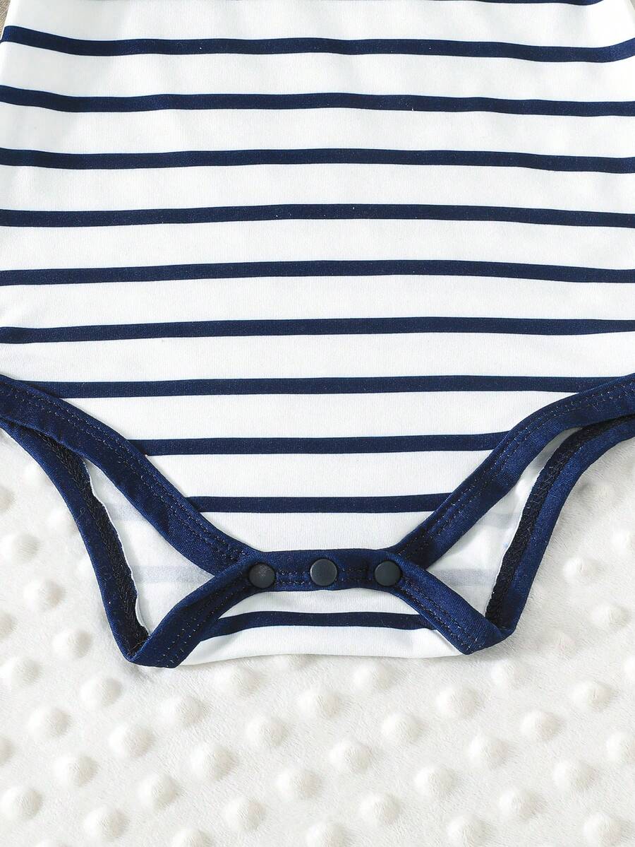 Infant Cute Duckling Graphic Short Sleeve Outfits Summer New Arrival Bodysuit
