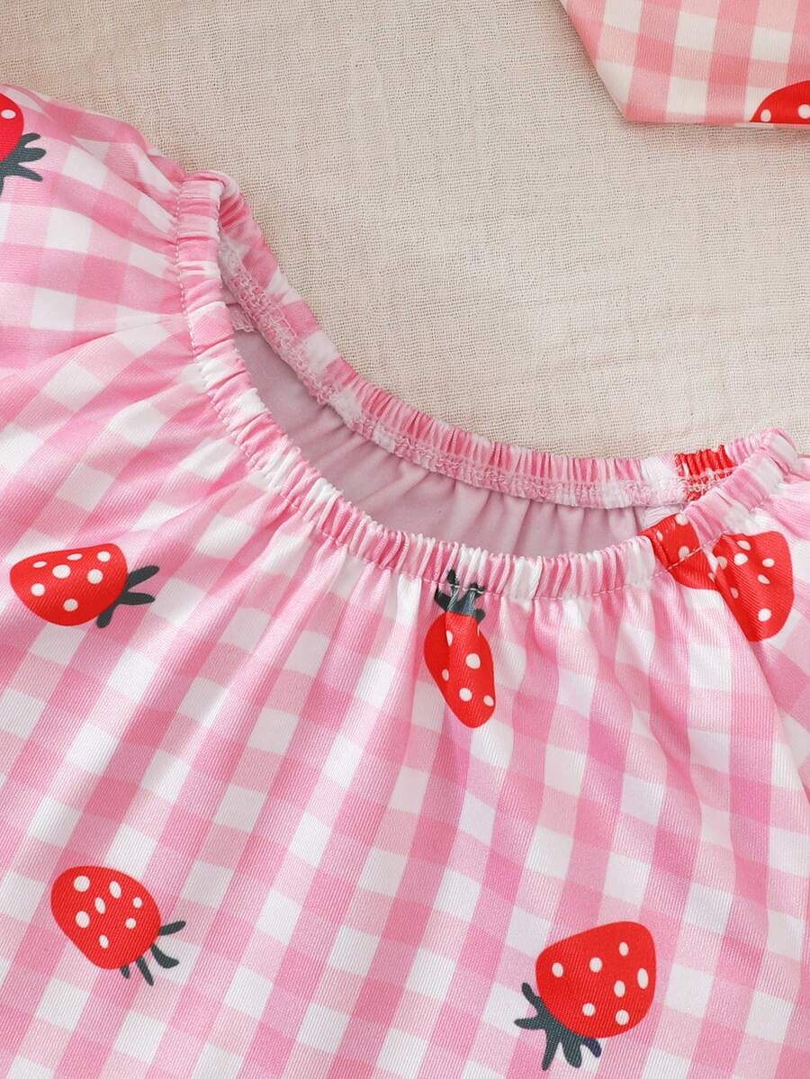 Floral Print Ruffle Baby Girl Romper for Casual Everyday Wear