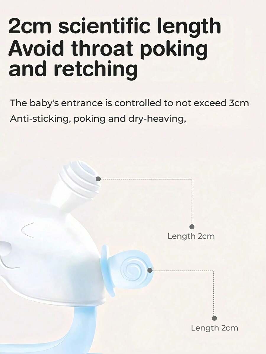 Baby Animal Shaped Silicone Teether Handguard Teething Ring Sensory Toy for Babies 3 Months Plus