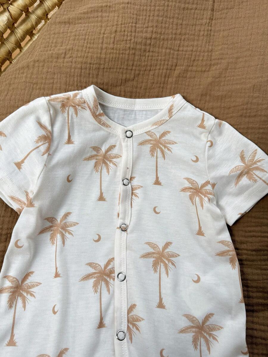 Infant Soft Knit Cartoon Romper - Adorable One-Piece Summer Outfit