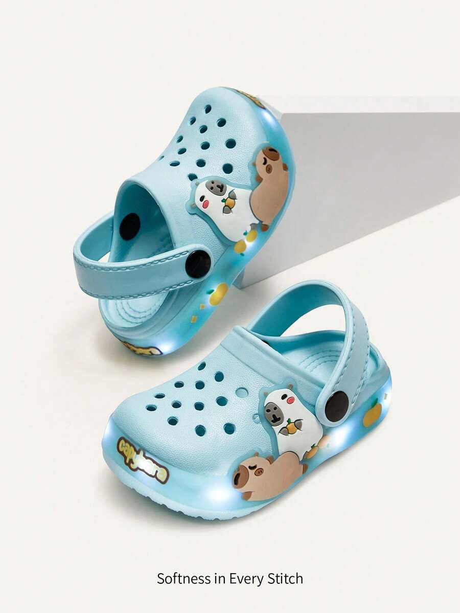 Unisex Green Dinosaur Sandals – Lightweight & Breathable, Cozy Pixies Summer Fashion Cartoon Shoes for Kids