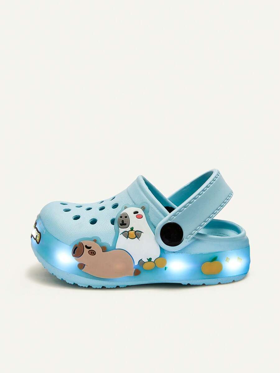 Unisex Green Dinosaur Sandals – Lightweight & Breathable, Cozy Pixies Summer Fashion Cartoon Shoes for Kids