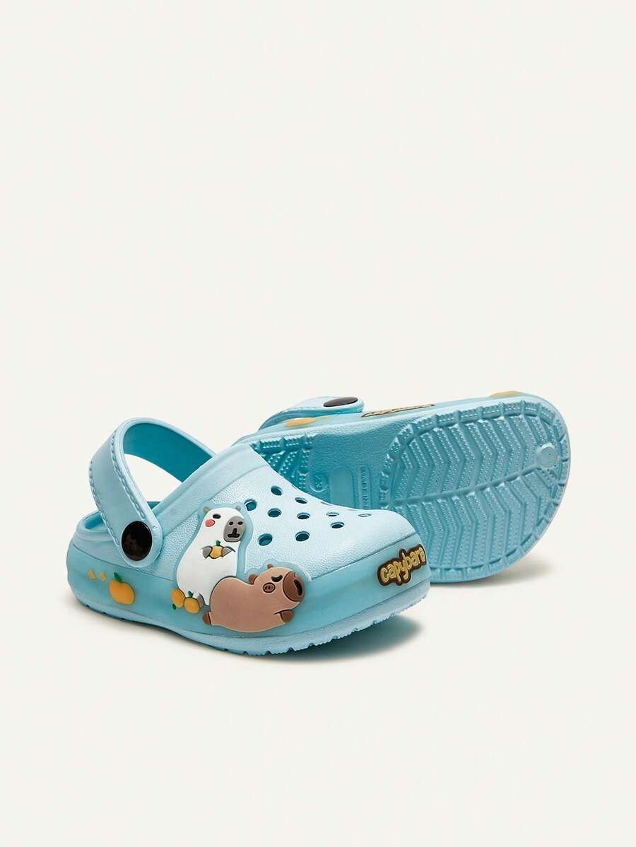 Unisex Green Dinosaur Sandals – Lightweight & Breathable, Cozy Pixies Summer Fashion Cartoon Shoes for Kids