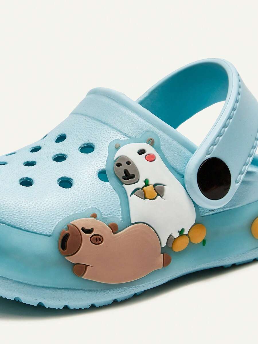 Unisex Green Dinosaur Sandals – Lightweight & Breathable, Cozy Pixies Summer Fashion Cartoon Shoes for Kids